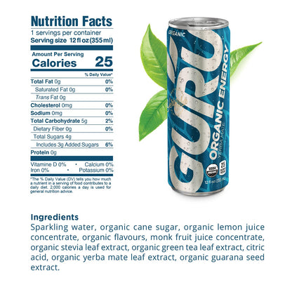 GURU Organic Energy Drink