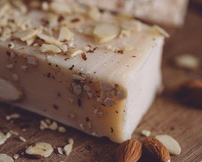 Almond Cake Organic Handmade Soap