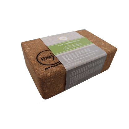 100% Cork Yoga & Pilates Block by Jupiter Gear