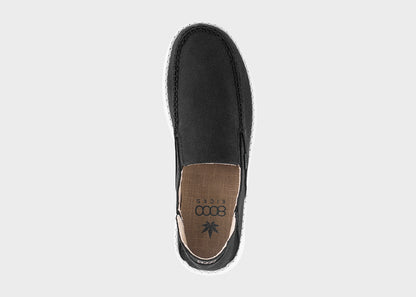 SunSlide Hemp Slip-on for Men in Black