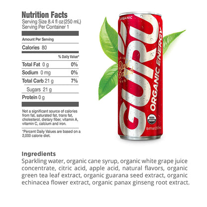 GURU Organic Energy Drink