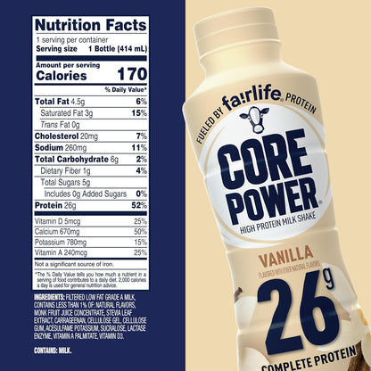 Fairlife Core Power Protein Shakes