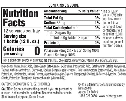 C4 Ultimate Non Carbonated