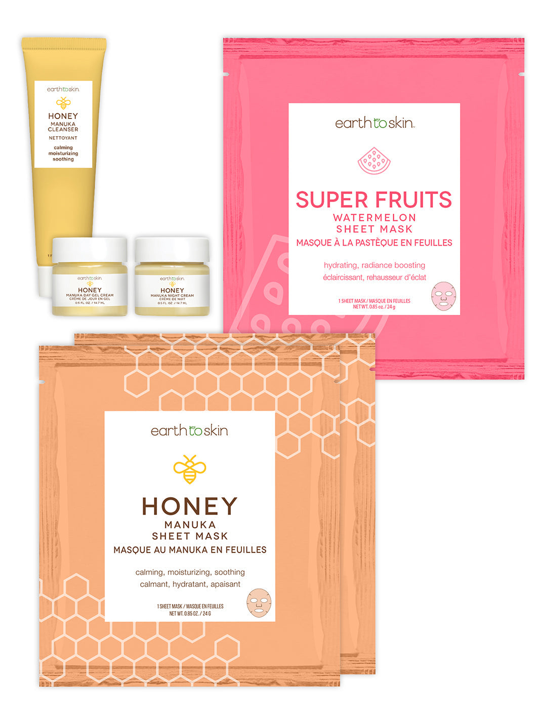 Honey Travel Set by EarthToSkin