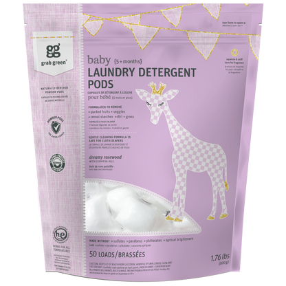 Baby Laundry Detergent Pods {5+ months}—Dreamy Rosewood