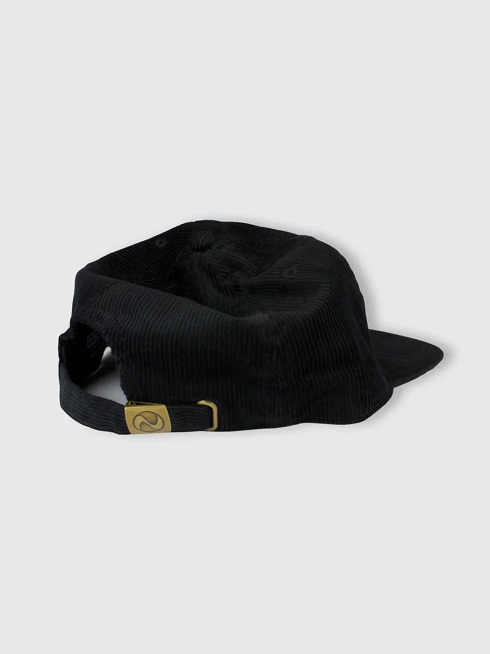 BLACK CORDUROY SMILE HAT