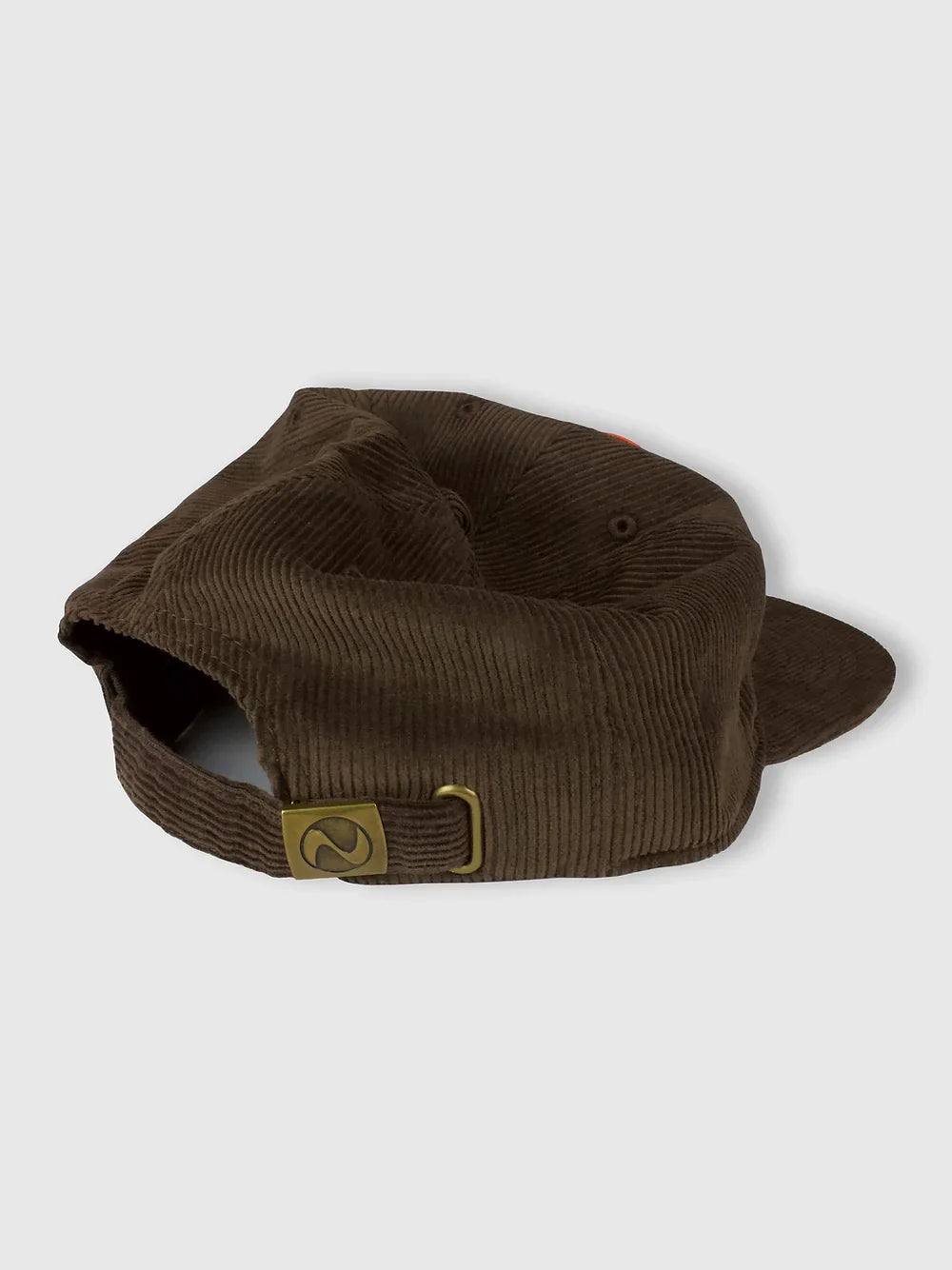 BROWN CORDUROY SMILE HAT