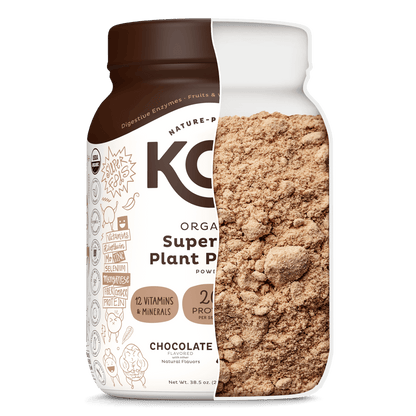 KOS Organic Plant Protein, Chocolate, 28 Servings by KOS.com