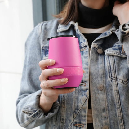 Recess 10oz Wine Tumbler - Hot Pink