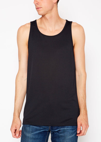 Konus Men's Eco Friendly Reolite Tech Tank Top in Black by Shop at Konus