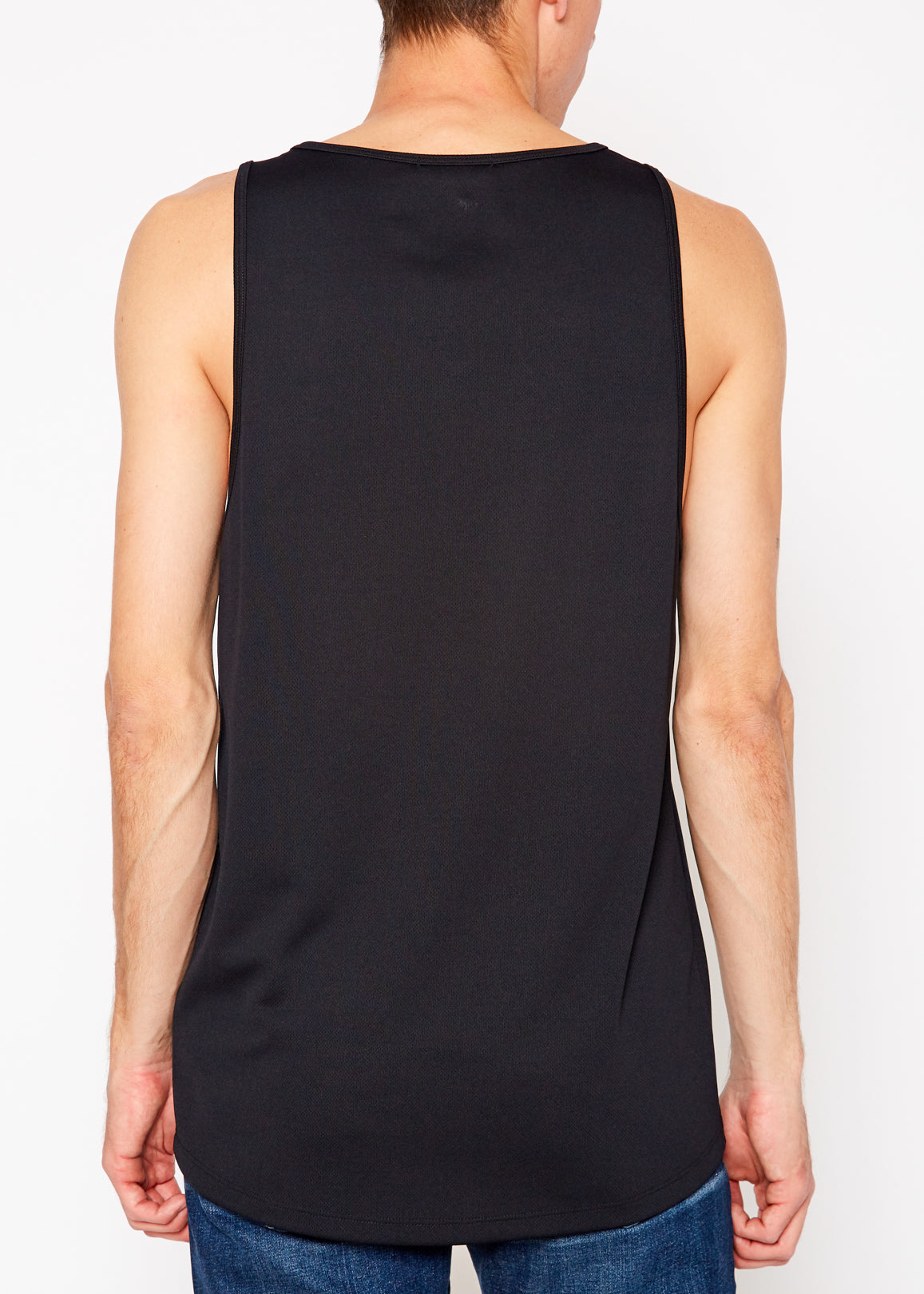 Konus Men's Eco Friendly Reolite Tech Tank Top in Black by Shop at Konus