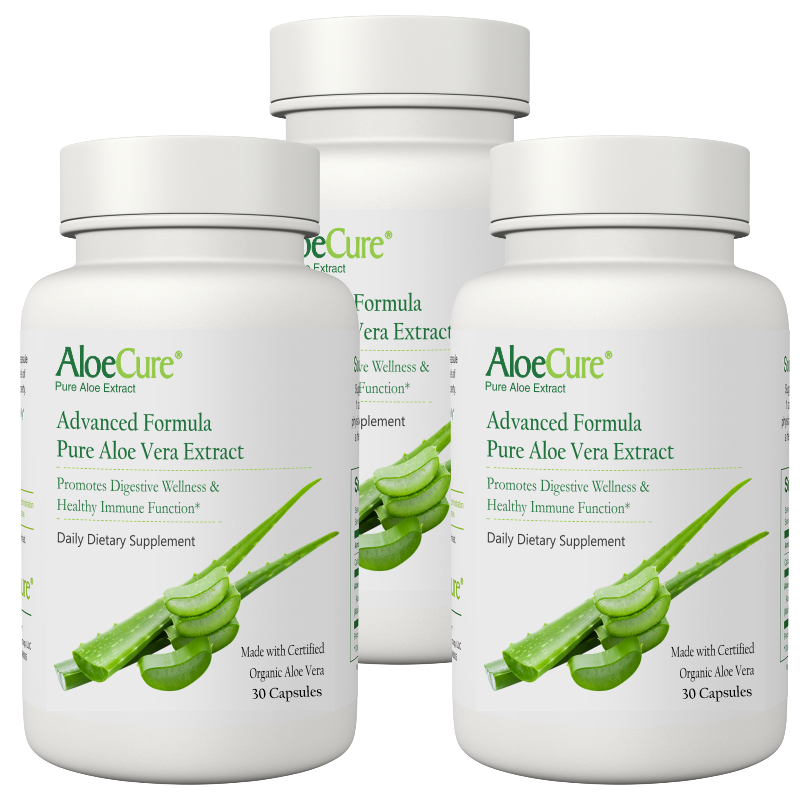 AloeCure Advanced Formula Capsules - 30ct Travel Size