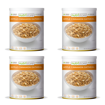 Apple Cinnamon Oatmeal Freeze Dried - #10 Can by Nutristore