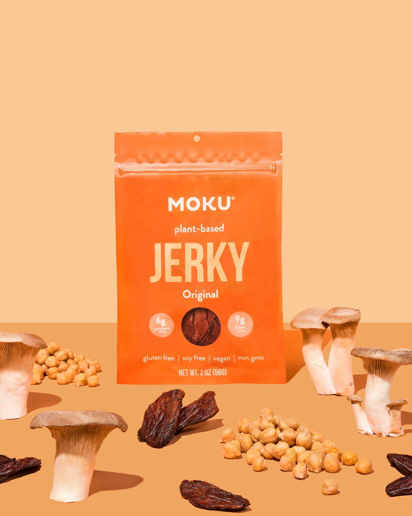 Original Mushroom Jerky by Moku Foods