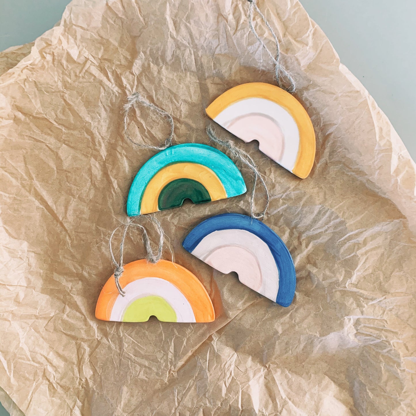 Luna Reece Ceramics - Rainbow Ornament