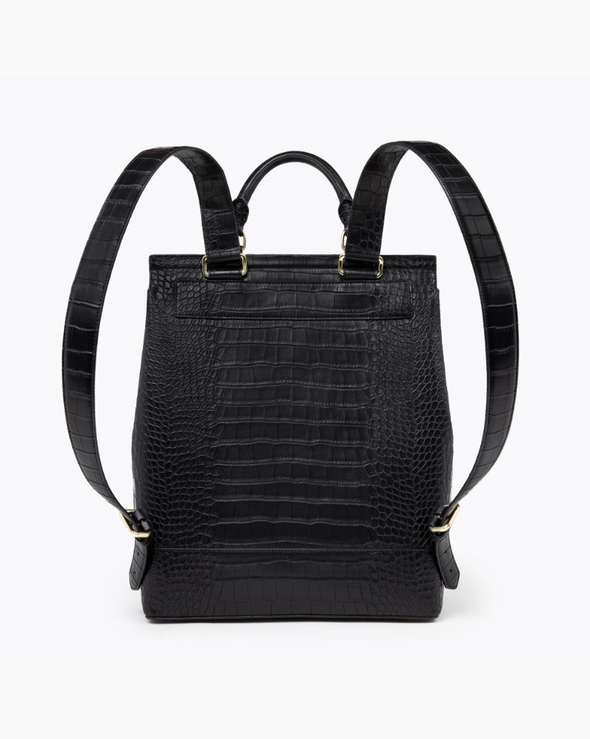 THE BACKPACK - BLACK CROC