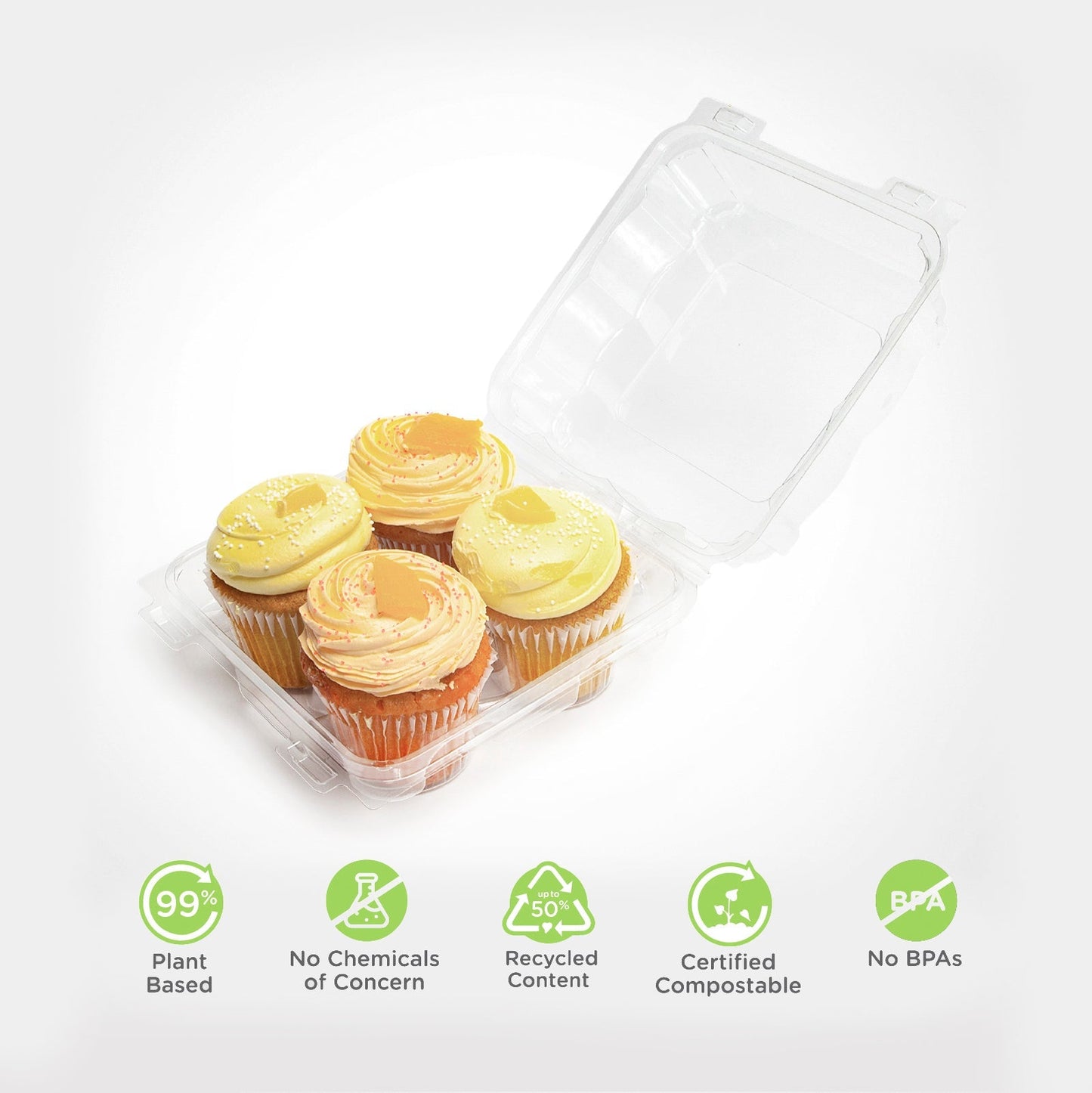 4-pack 3.25" Classic Cupcake & Muffin Package (0215)