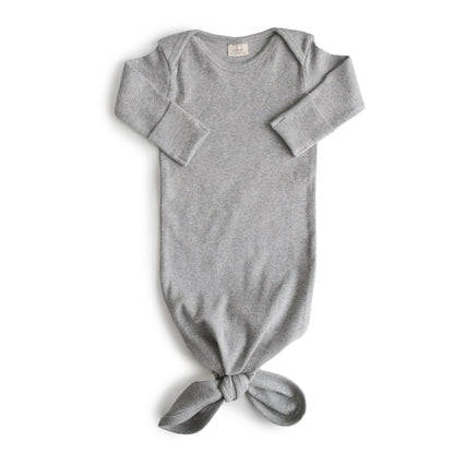 Ribbed Knotted Baby Gown