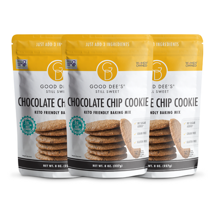 Chocolate Chip Keto Cookie Mix - Gluten Free and No Added Sugar by Good Dee's