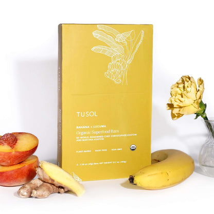 Organic Banana + Lucuma Superfood Bar (8 Pack) by TUSOL Wellness