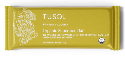 Organic Protein + Superfood Bars by TUSOL Wellness