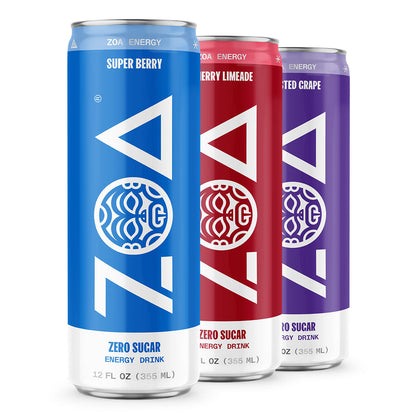 Energy Drink Sampler: ZOA Energy