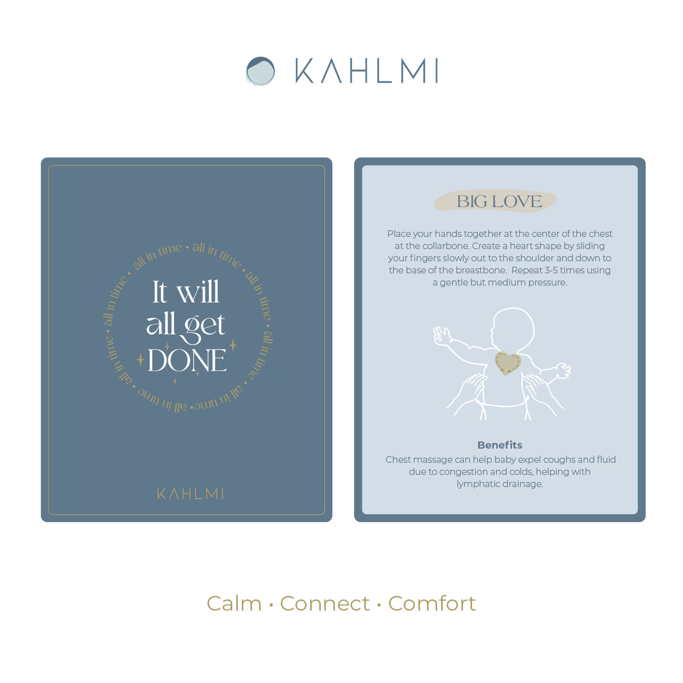 Baby Massage Cards by Kahlmi