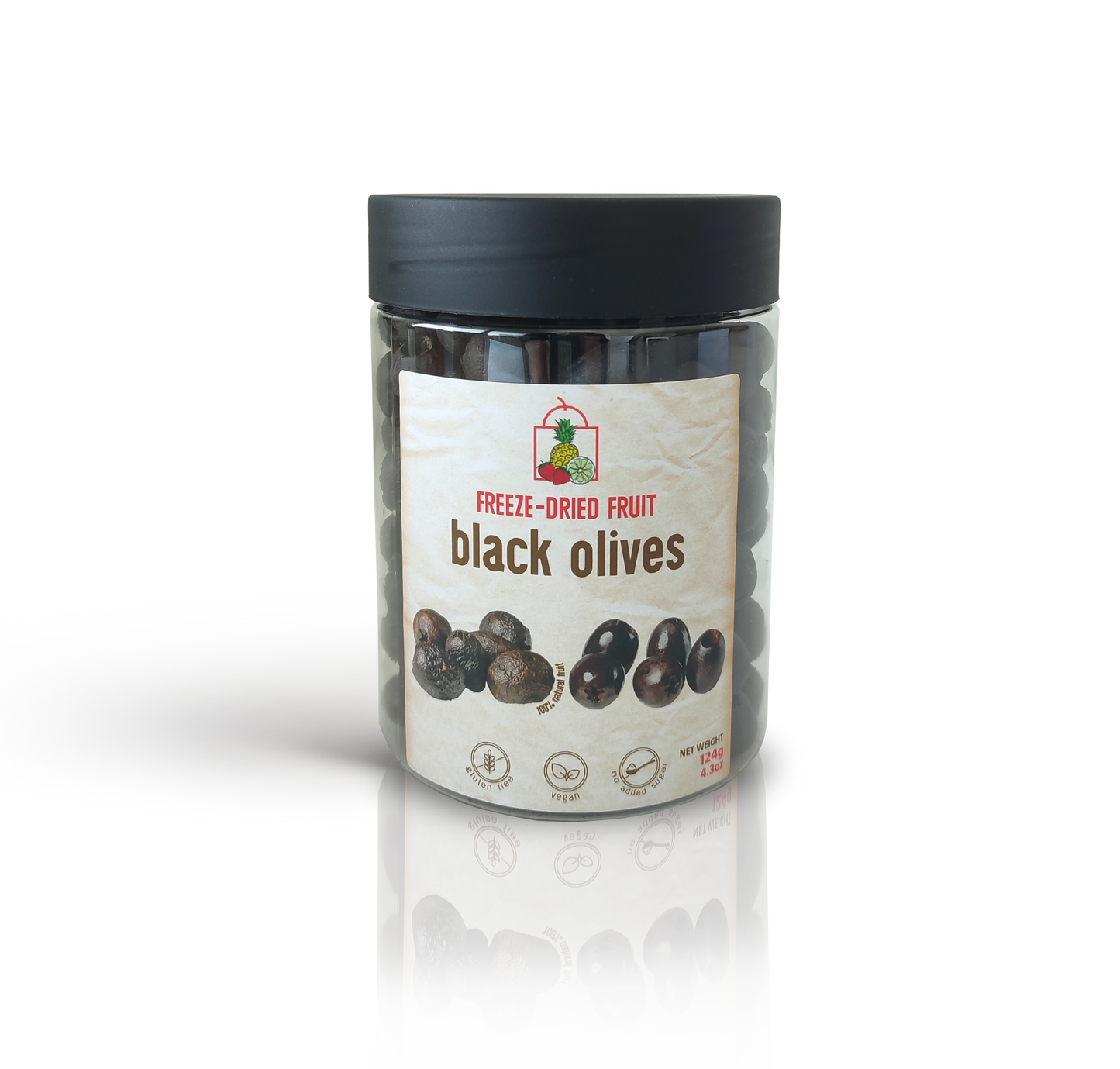 Freeze Dried Pitted Olives Snack (Salted) by The Rotten Fruit Box