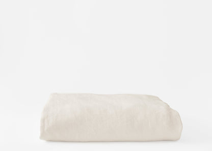 Hemp Duvet Cover in Oat Milk