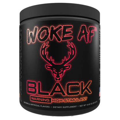 Bucked Up Woke AF Black High Stimulant Pre Workout