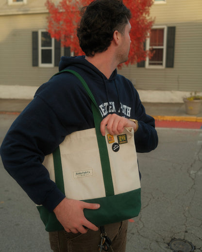 GREEN VINTAGE TOTE