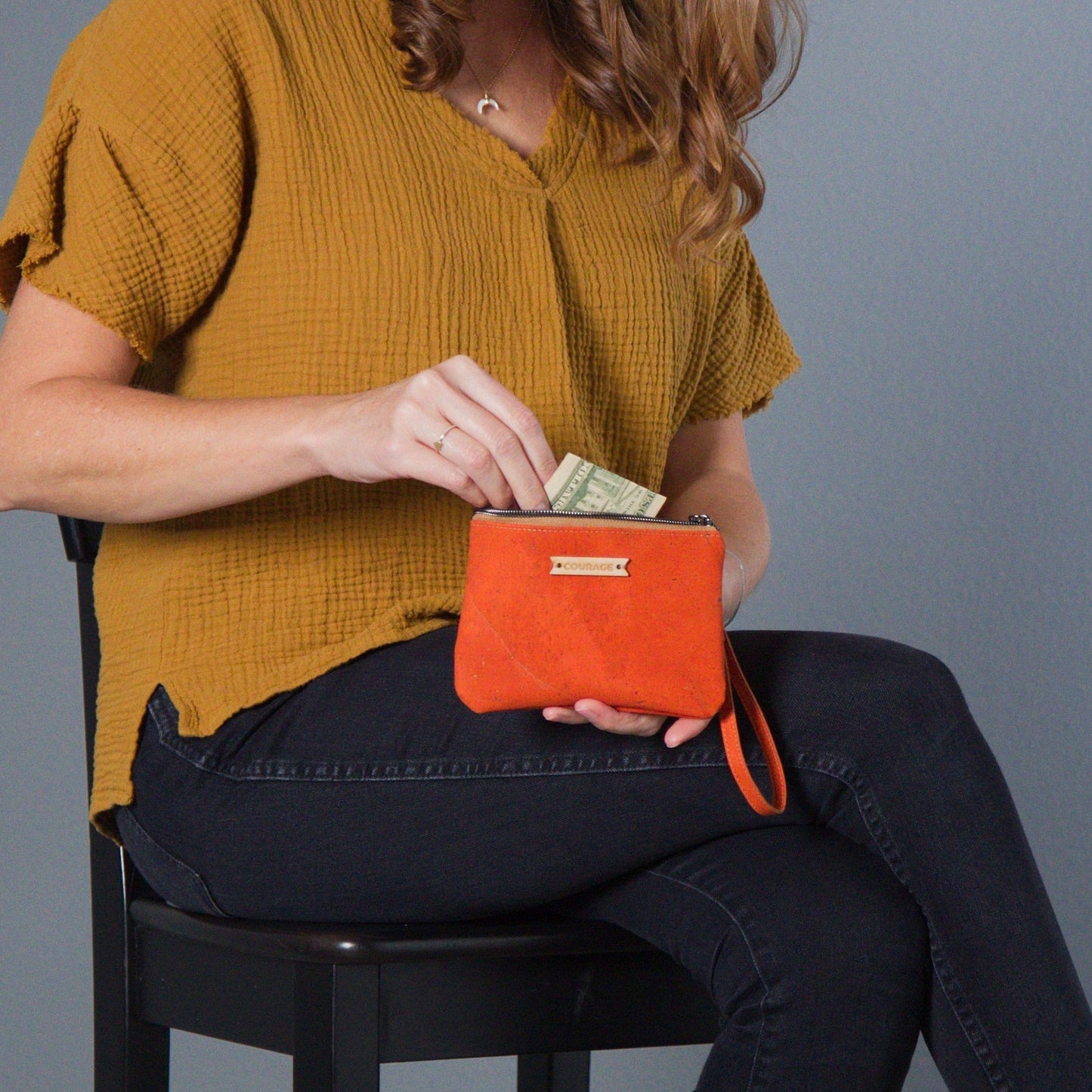 GIVER card wristlet | TERRA COTTA