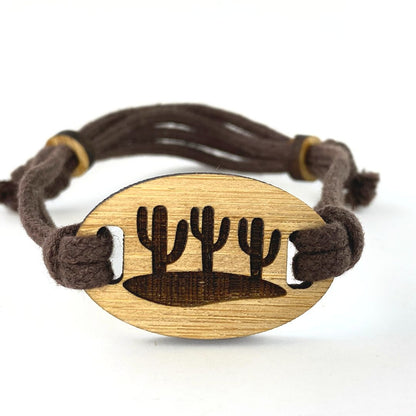 Bamboo Adjustable Bracelets by Made for Freedom