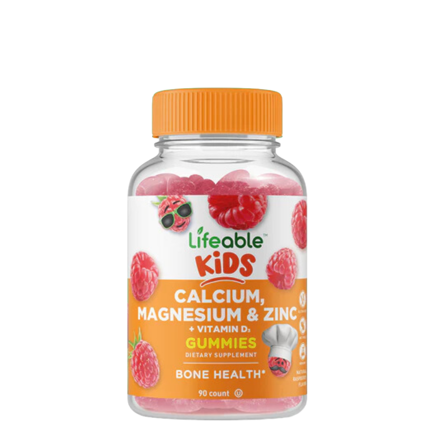 Calcium Magnesium Zinc with Vitamin D Gummies for Kids