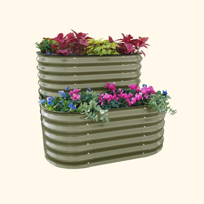 Cascading Metal Raised Garden Bed Kit - Standard Size