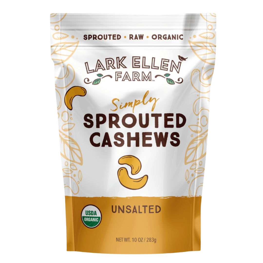 Organic Sprouted Cashews (Unsalted)