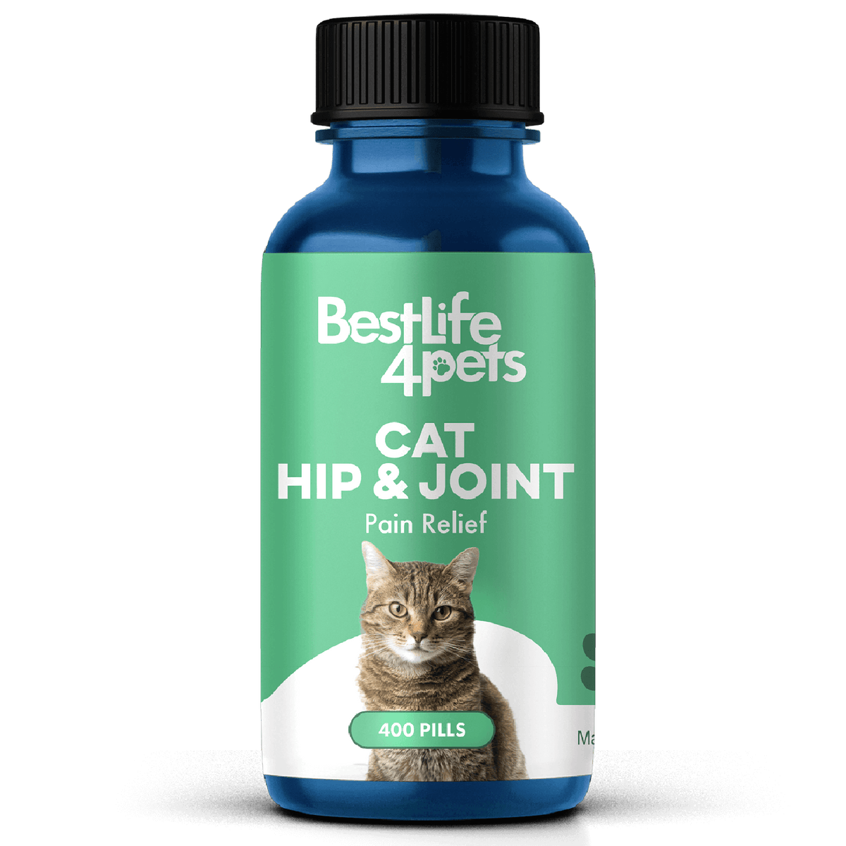 Cat Hip and Joint Pain Relief - Effective Anti-inflammatory and Arthritis Pain Medicine by BestLife4Pets