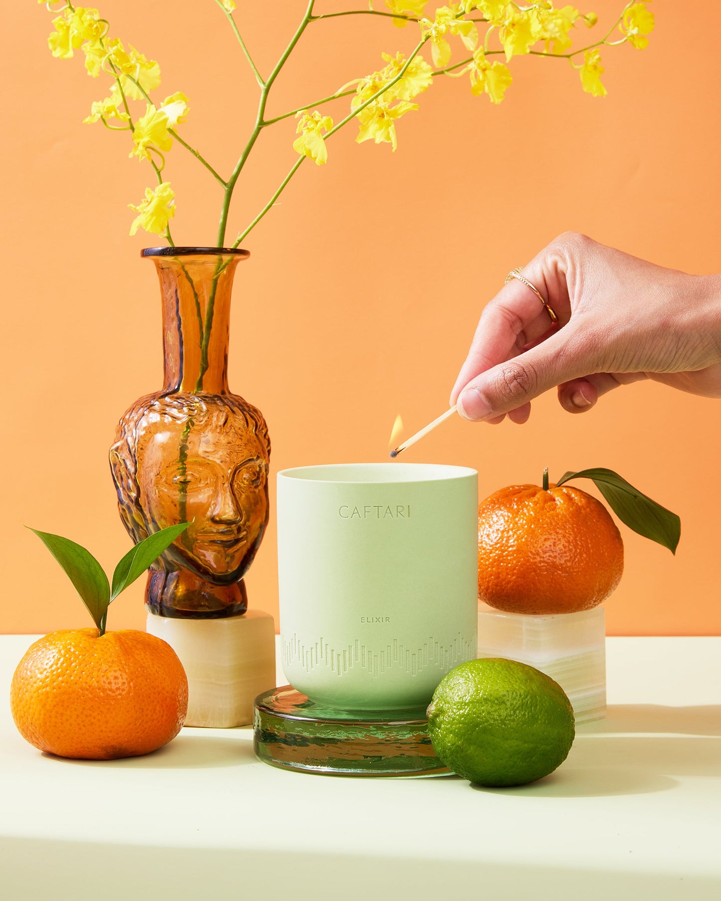 Elixir Citrus Aromatherapy Candle for Energy and Awareness