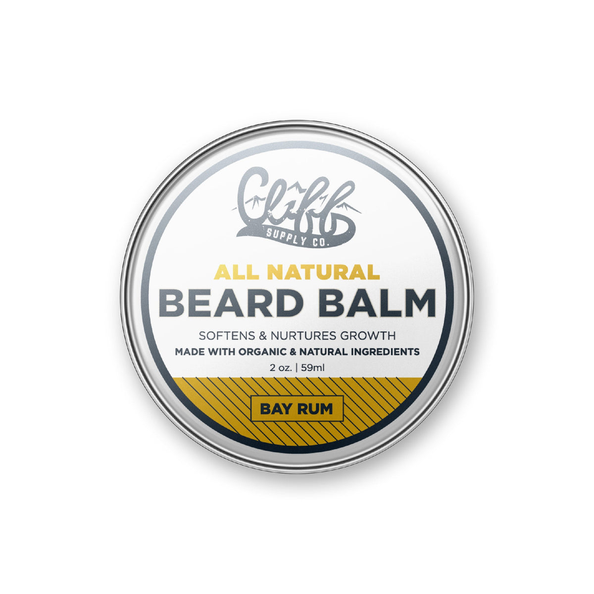 Beard Balm Puck - Bay Rum by Cliff Supply