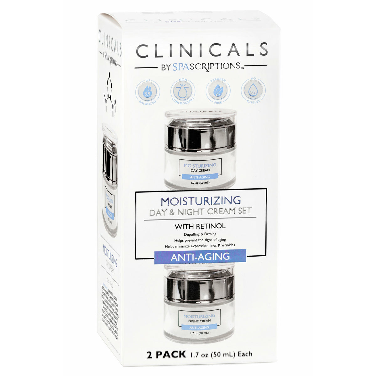 Clinicals Moisturizing Day & Night Cream Set