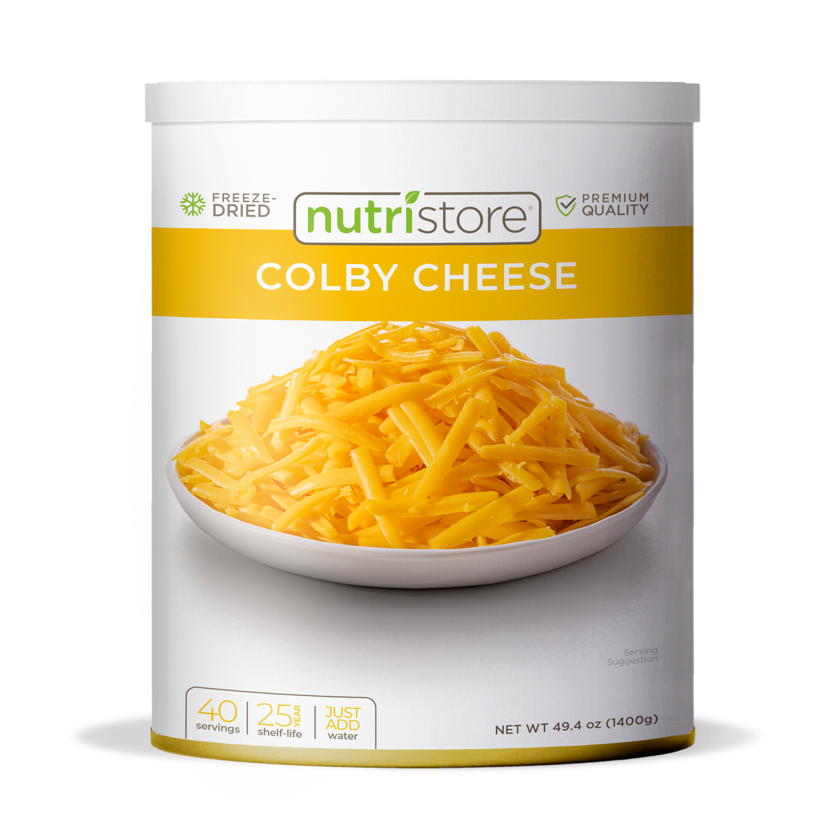 Colby Cheese Freeze Dried - #10 Can by Nutristore