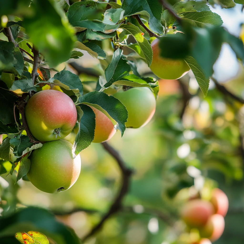 "Constant Harvest" Apple, 4 on 1 Multiple Grafted Fruit Tree