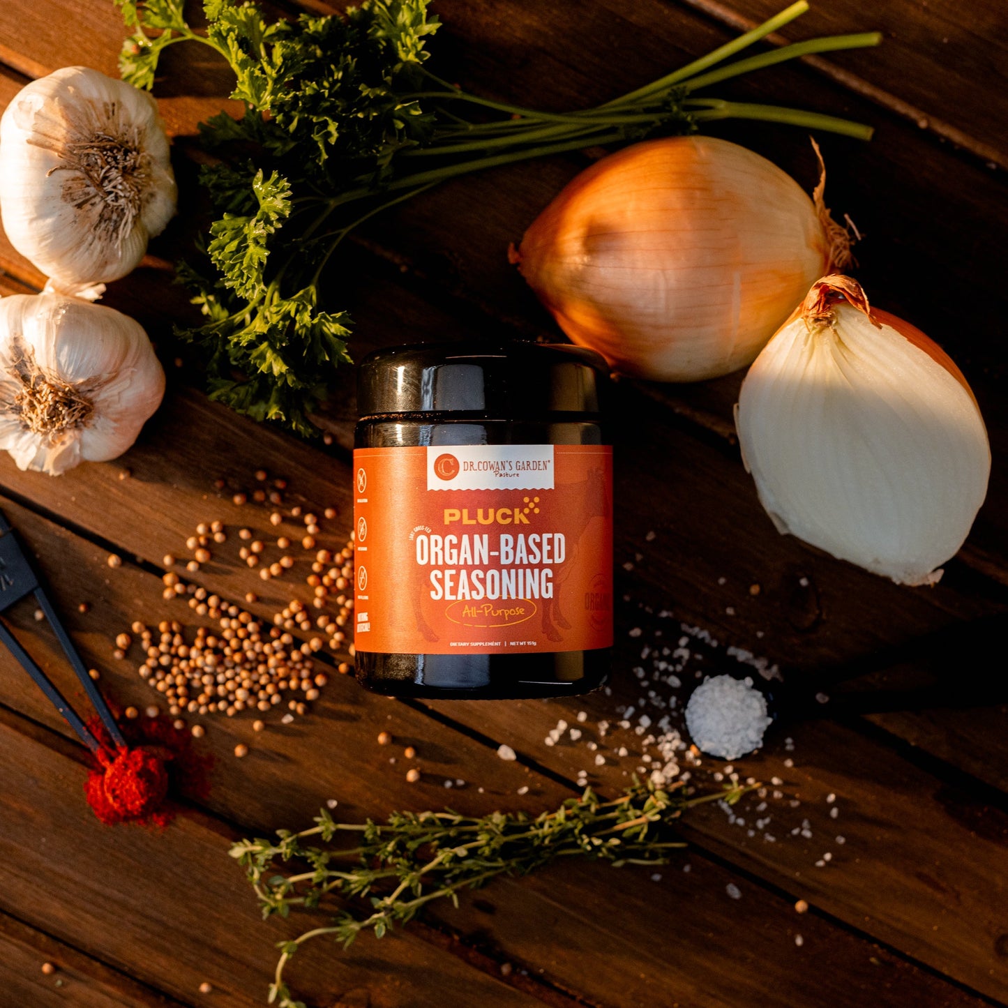 Pluck All-Purpose Organ-Based Seasoning by Dr. Cowan's Garden