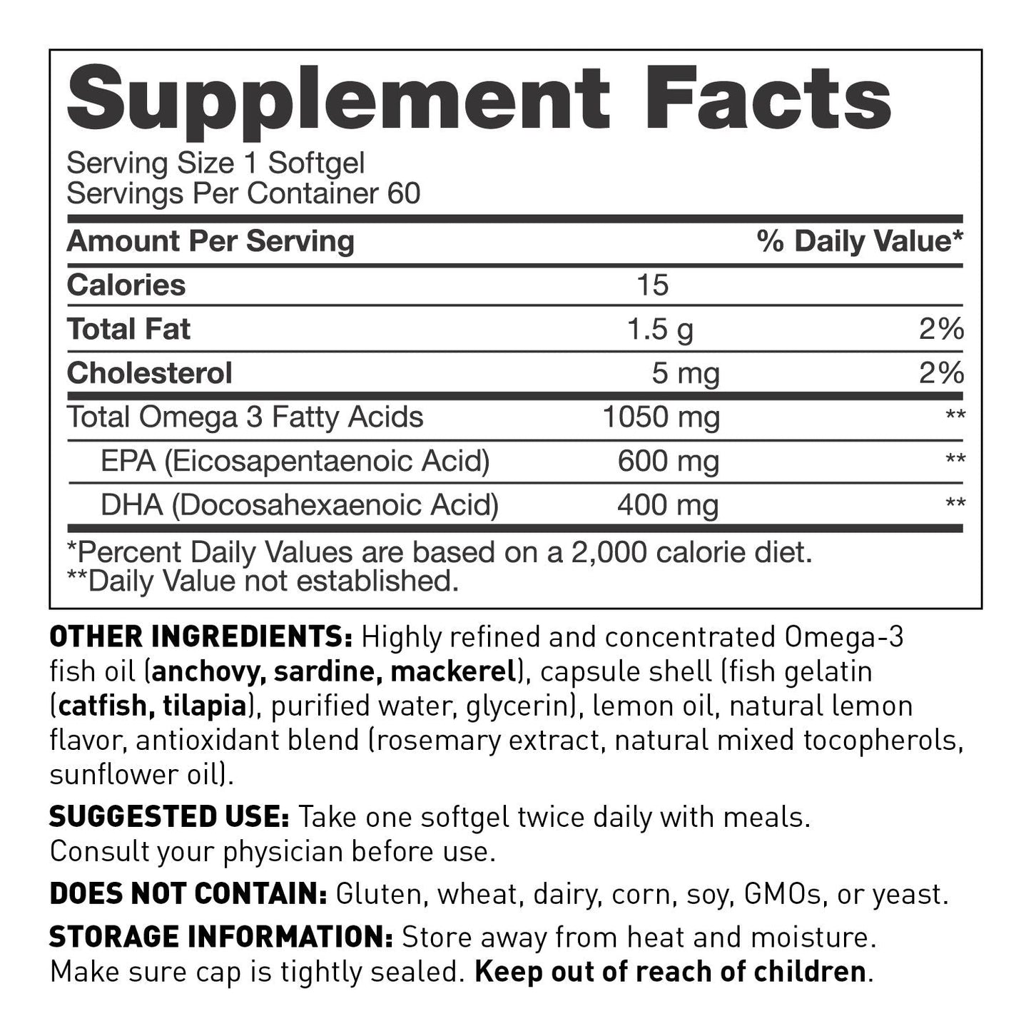 Complete Omega 3 Softgels by Amy Myers MD