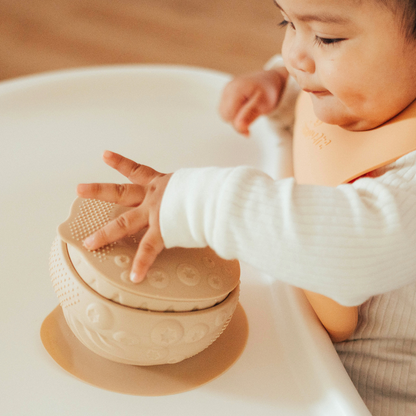 Sensory Baby Bowl - Almond Butter by Miniware