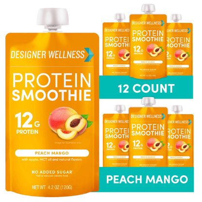 Protein Smoothie - Peach Mango 12 pack