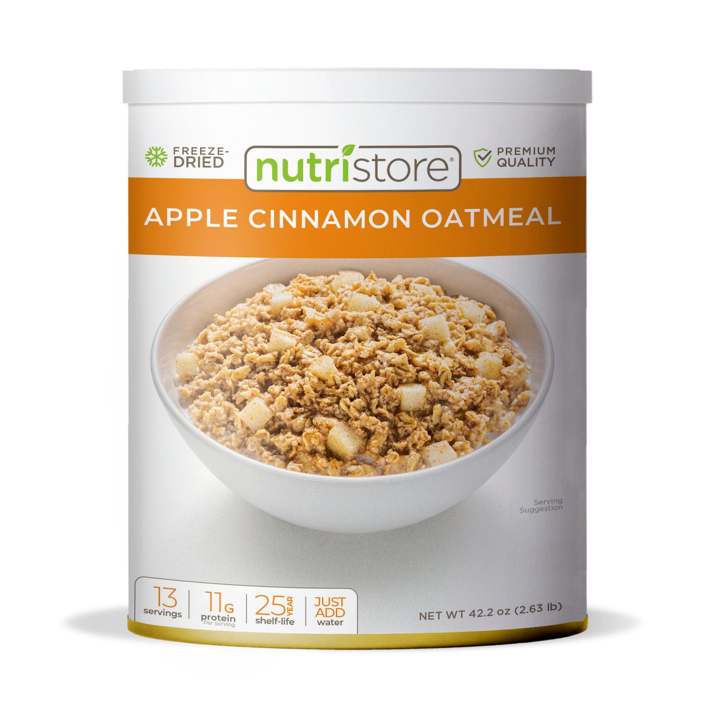 Apple Cinnamon Oatmeal Freeze Dried - #10 Can by Nutristore