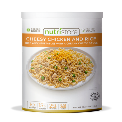 Cheesy Chicken and Rice - #10 Can by Nutristore