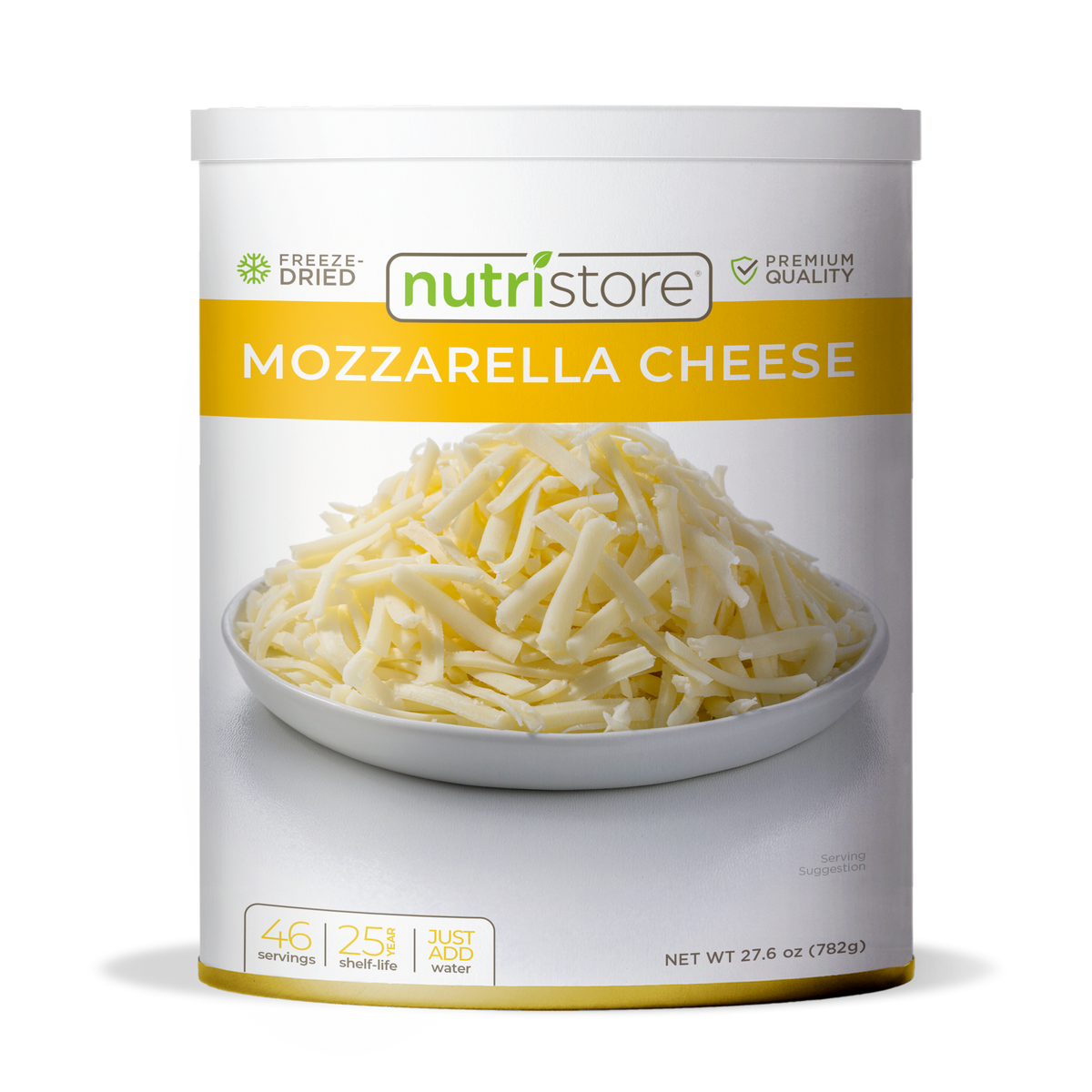 Mozzarella Cheese Freeze Dried - #10 Can by Nutristore