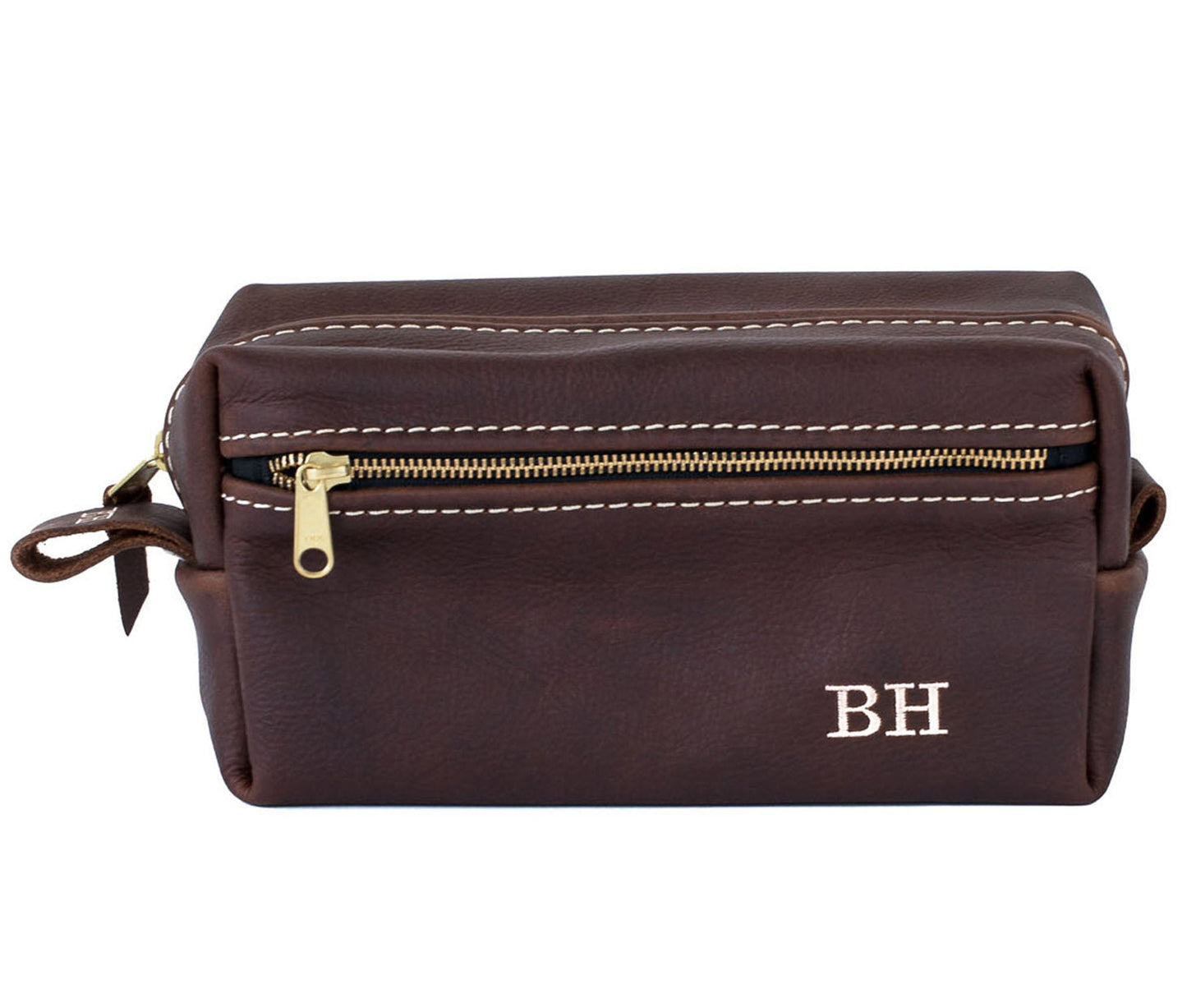 Double Zipper Toiletry Bag by Lifetime Leather Co